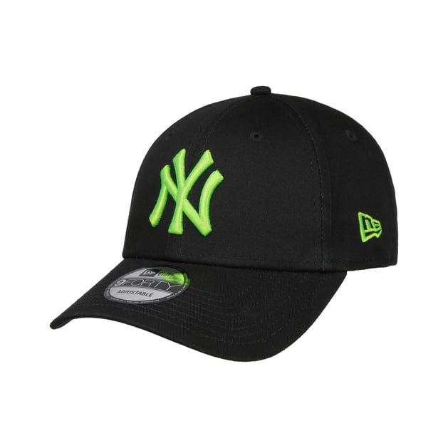 Casquette New Era Yankees 59Fifty - Noire Et Vert Citron, Taille 7, Rare