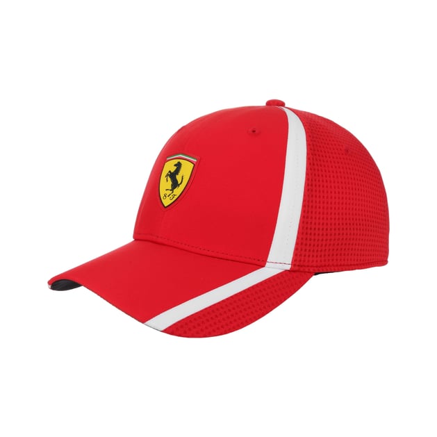 Ferrari Koenig Casquette Baseball Ferrari F1 Équipe 2025 Édition Spéciale Vegas - Unisexe Rouge Club Ferrari