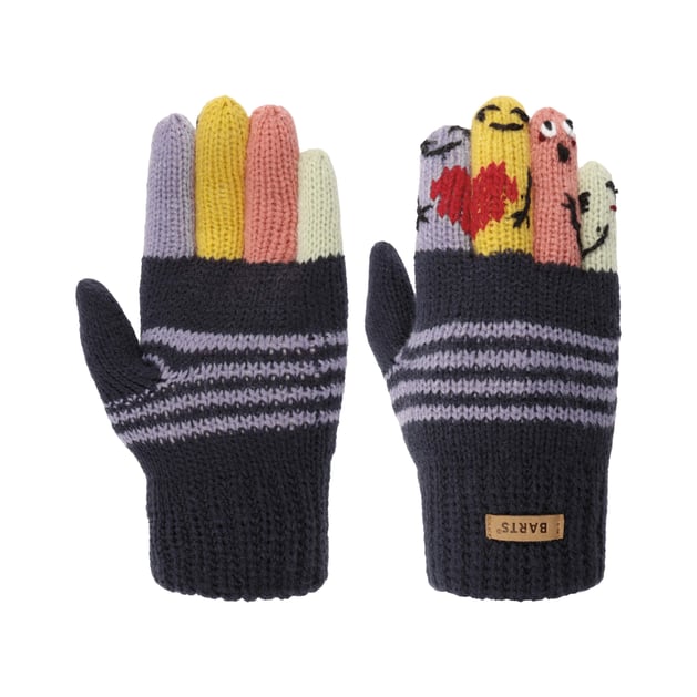 Gants Puppet Bumgloves Barts Pour Fille - Mitaines Temps Froid Avec Faces Amusantes - Moufles Couvrantes